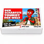 Der schärfste Tourist der Welt – Geschenkbox Vorderansicht