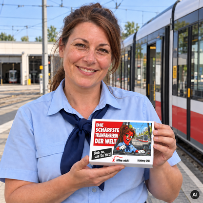 Die schärfste Tramfahrerin der Welt - Ein witziges Geschenk!