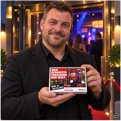 Der schärfste Türsteher der Welt - Ein witziges Geschenk!