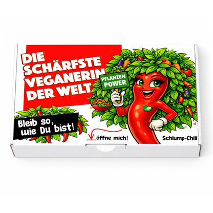 Die schärfste Veganerin der Welt - Ein witziges Geschenk!