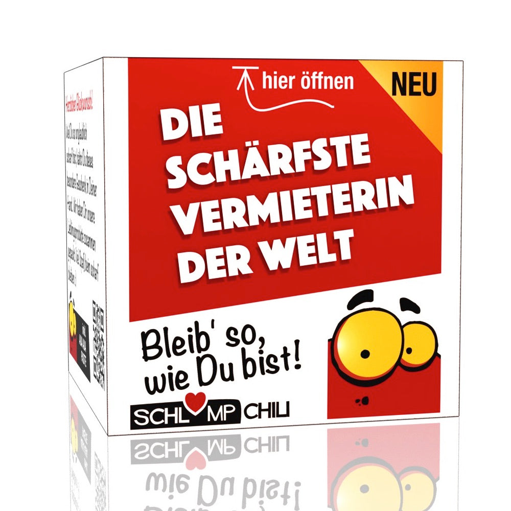 Lustiges Immobilien Präsent für die Vermieterin