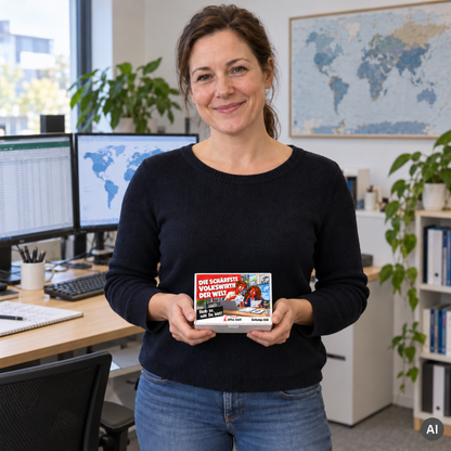 Die schärfste Volkswirtin der Welt – Geschenkidee (AI)
