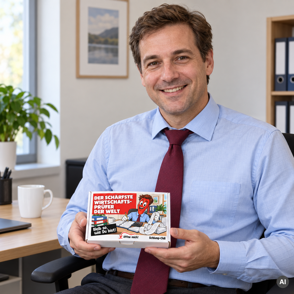 Der schärfste Wirtschaftsprüfer der Welt – Geschenkidee (AI)