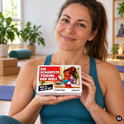 Die schärfste Yogini der Welt - Ein witziges Geschenk!