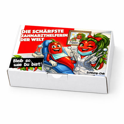 Die schärfste Zahnarzthelferin der Welt - Ein witziges Geschenk Set