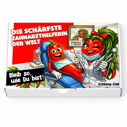 Die schärfste Zahnarzthelferin der Welt - Ein witziges Geschenk Set
