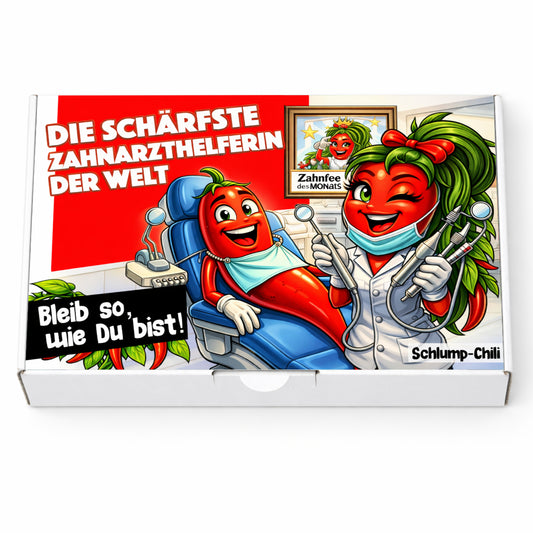 Die schärfste Zahnarzthelferin der Welt - Ein witziges Geschenk Set