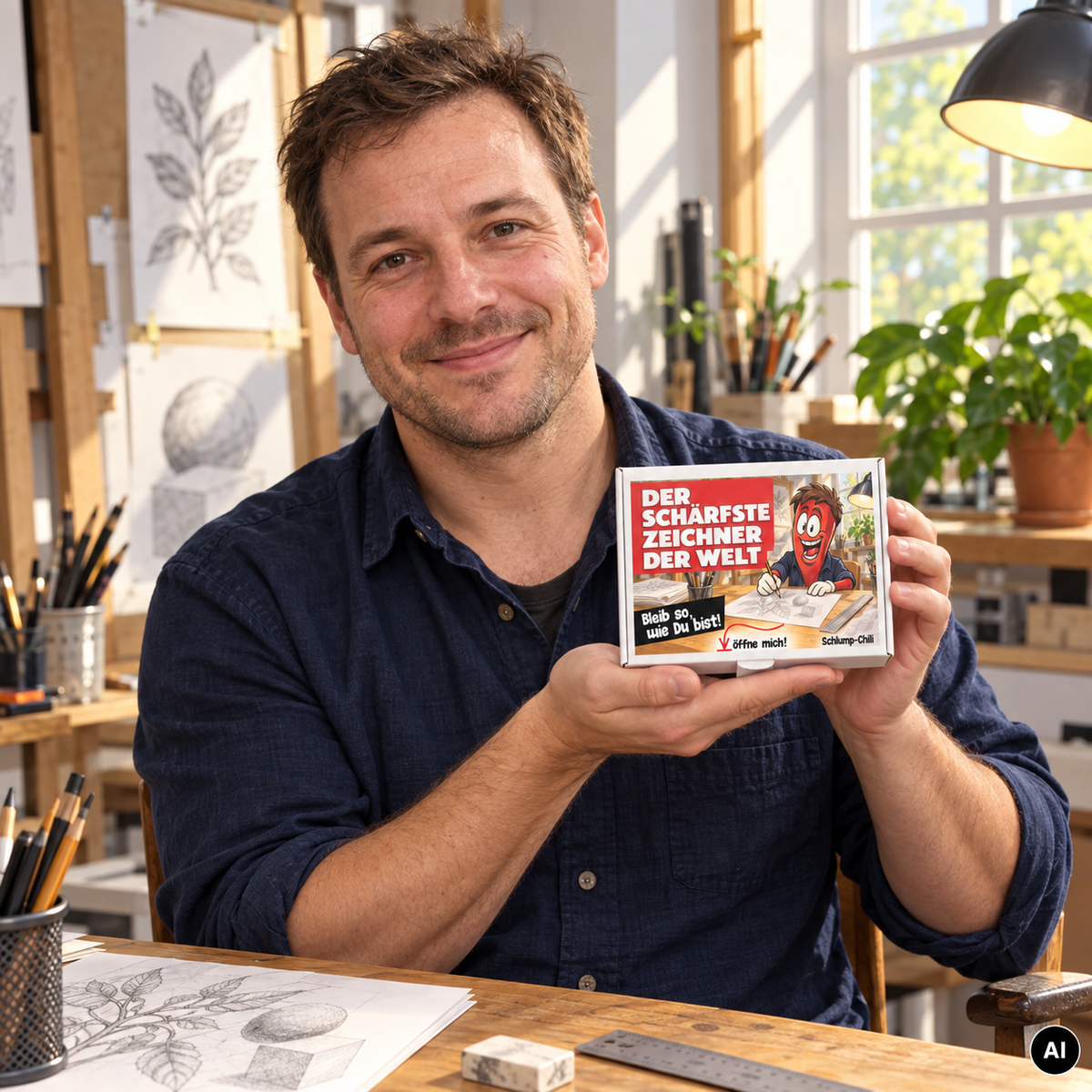 Der schärfste Zeichner der Welt - Ein witziges Geschenk!