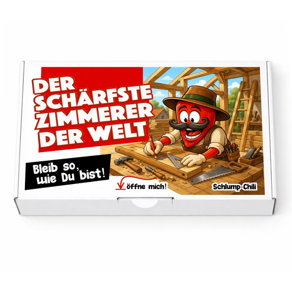 Der schärfste Zimmerer der Welt - Ein witziges Geschenk für Zimmermänner