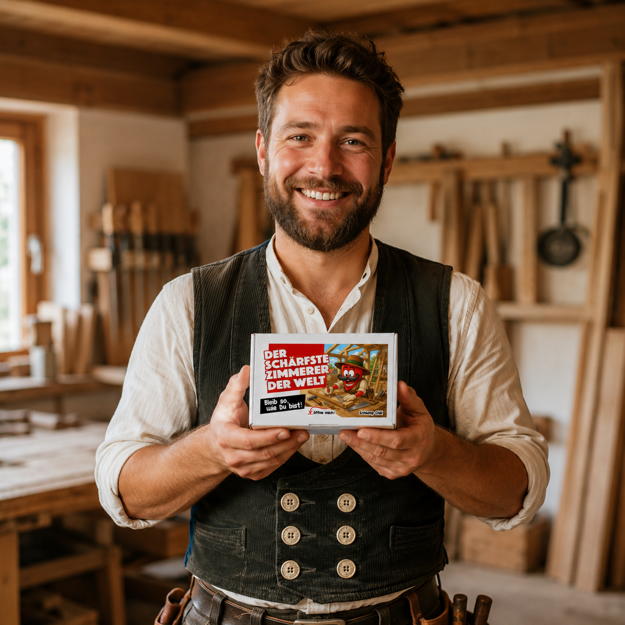 Der schärfste Zimmerer der Welt - Ein witziges Geschenk für Zimmermänner
