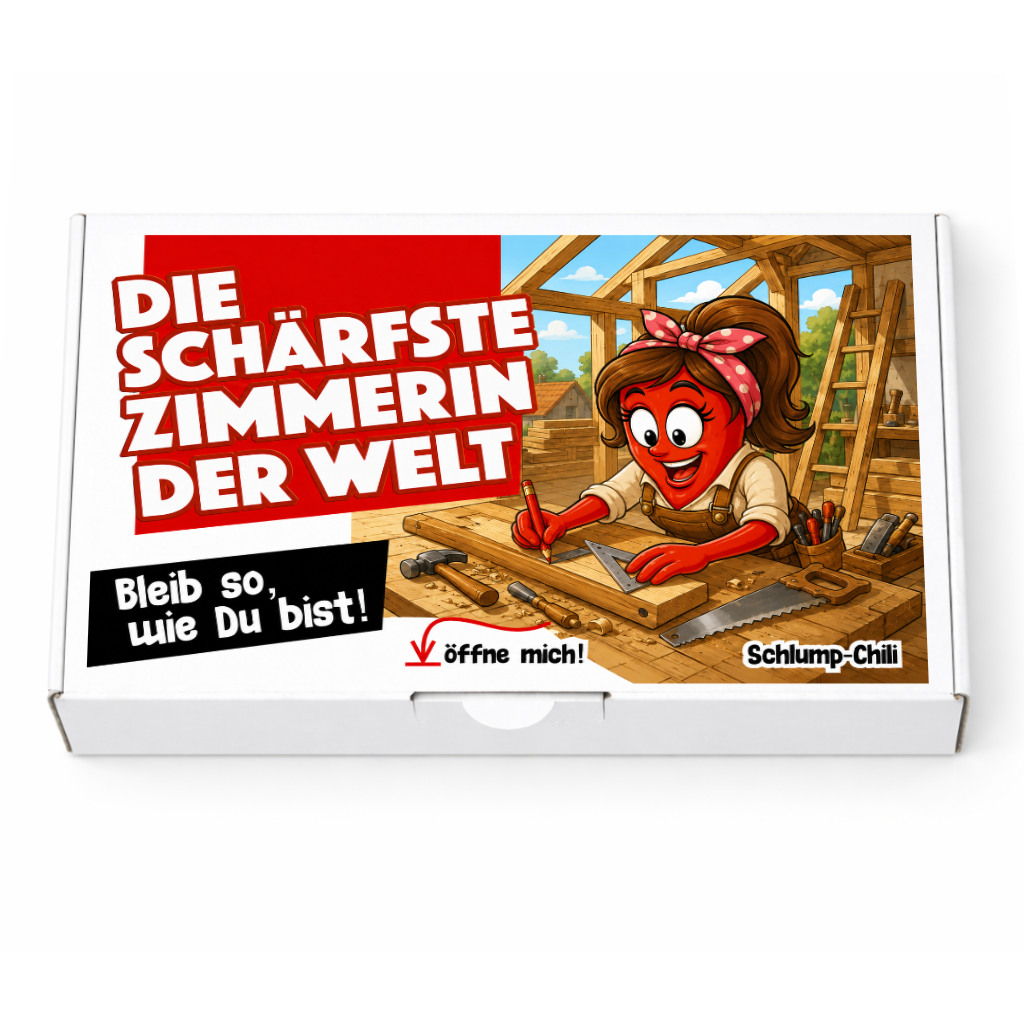 Die schärfste Zimmerin der Welt - Ein witziges Geschenk für weibliche Zimmerer