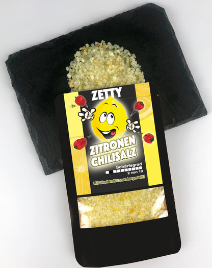 ZETTY Zitronen Chili Gewürzsalz Probierpack 20g