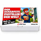 Der schärfste Zusteller der Welt – Geschenkbox Vorderansicht
