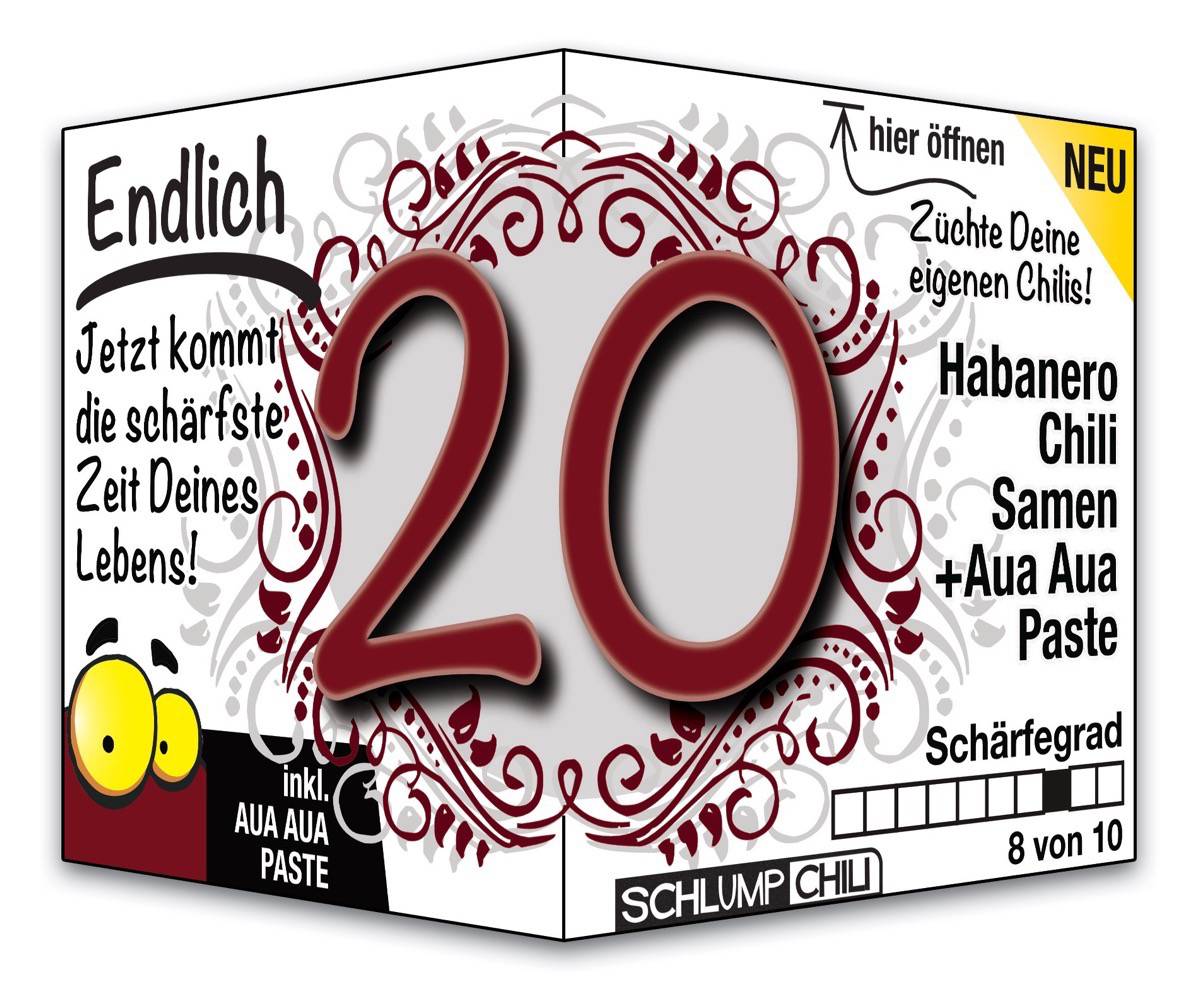 Witziges Präsent zum 20. Geburtstag
