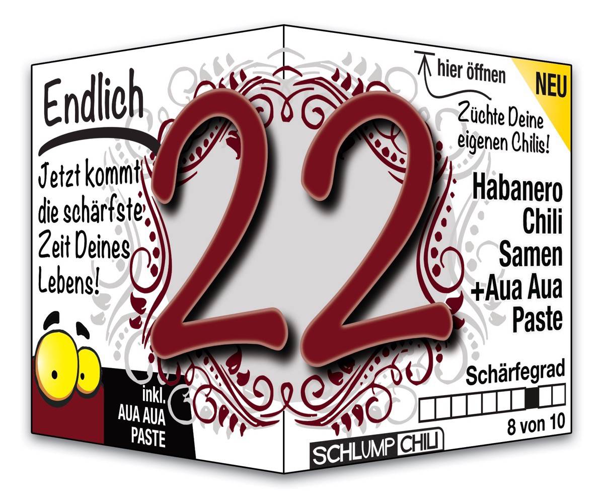 Witziges Präsent zum 22. Geburtstag