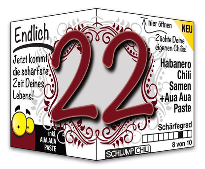 Witziges Präsent zum 22. Geburtstag