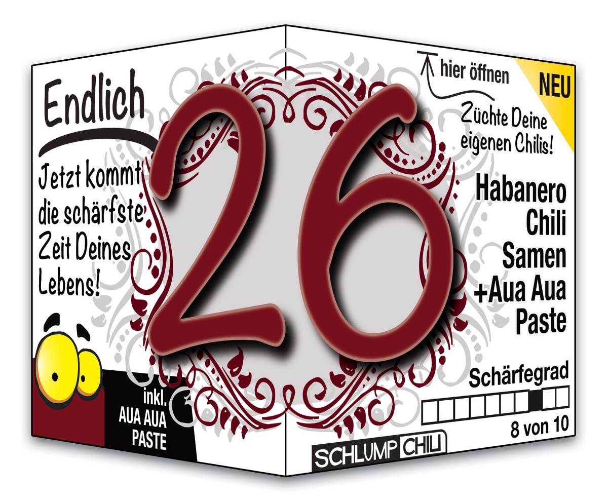 Witziges Präsent zum 26. Geburtstag