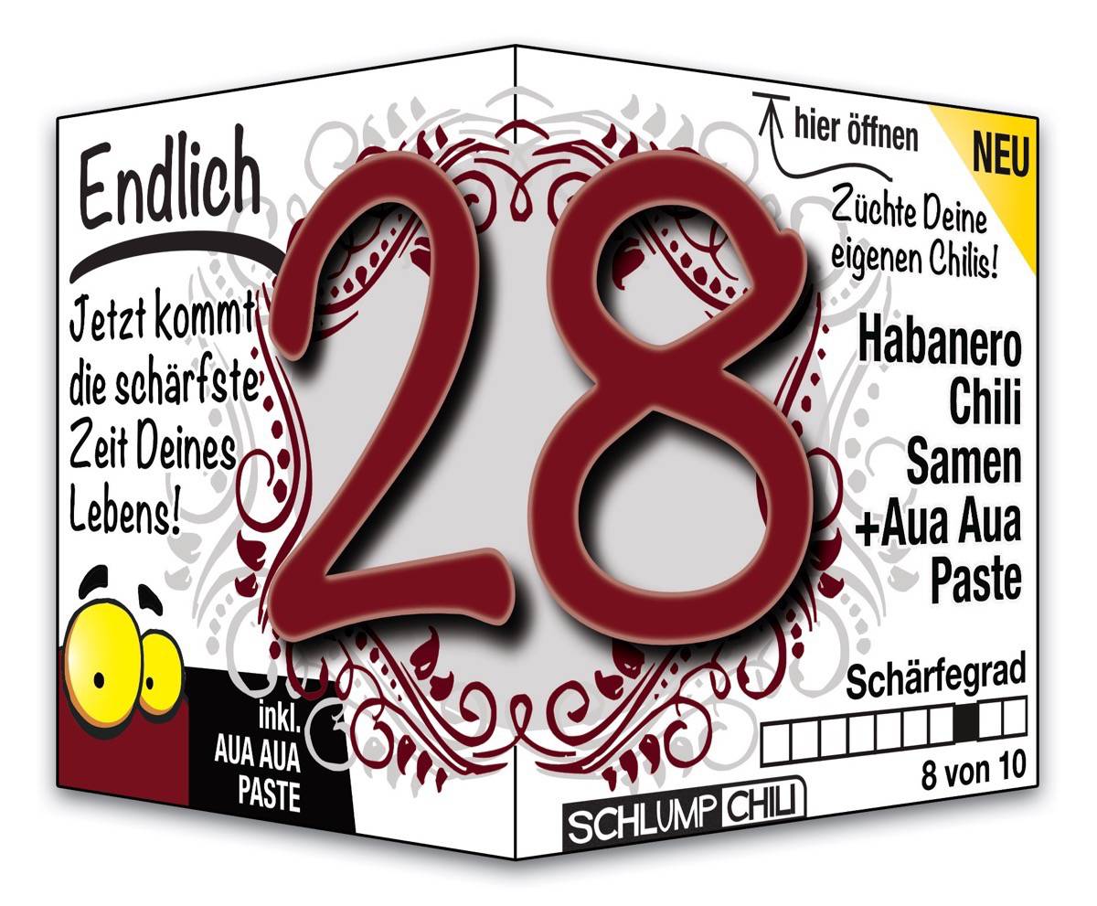 Witziges Präsent zum 28. Geburtstag