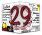 Witziges Präsent zum 29. Geburtstag