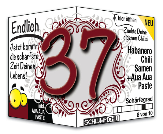 Witziges Präsent zum 37. Geburtstag