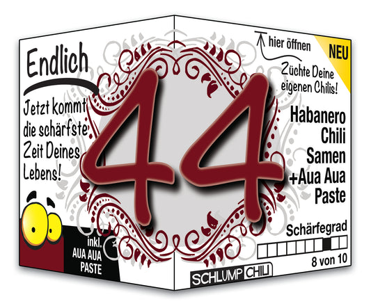 Witziges Präsent zum 44. Geburtstag