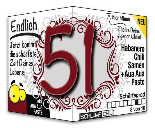 Witziges Präsent zum 51. Geburtstag