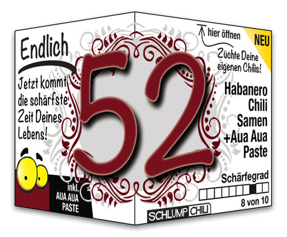 Witziges Präsent zum 52. Geburtstag