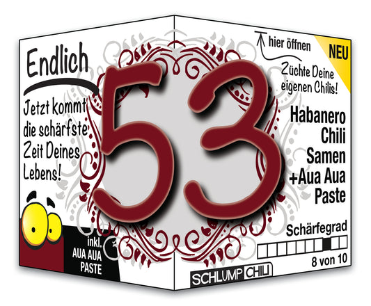 Witziges Präsent zum 53. Geburtstag