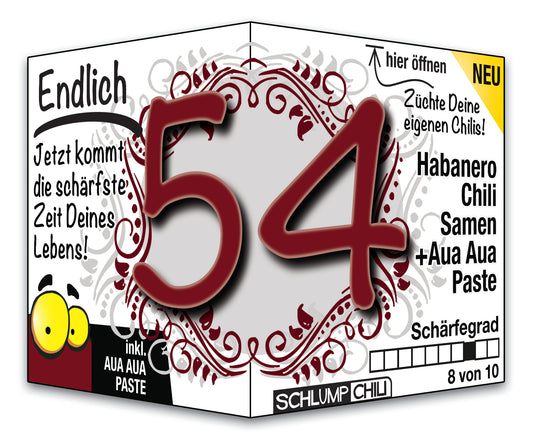 Witziges Präsent zum 54. Geburtstag