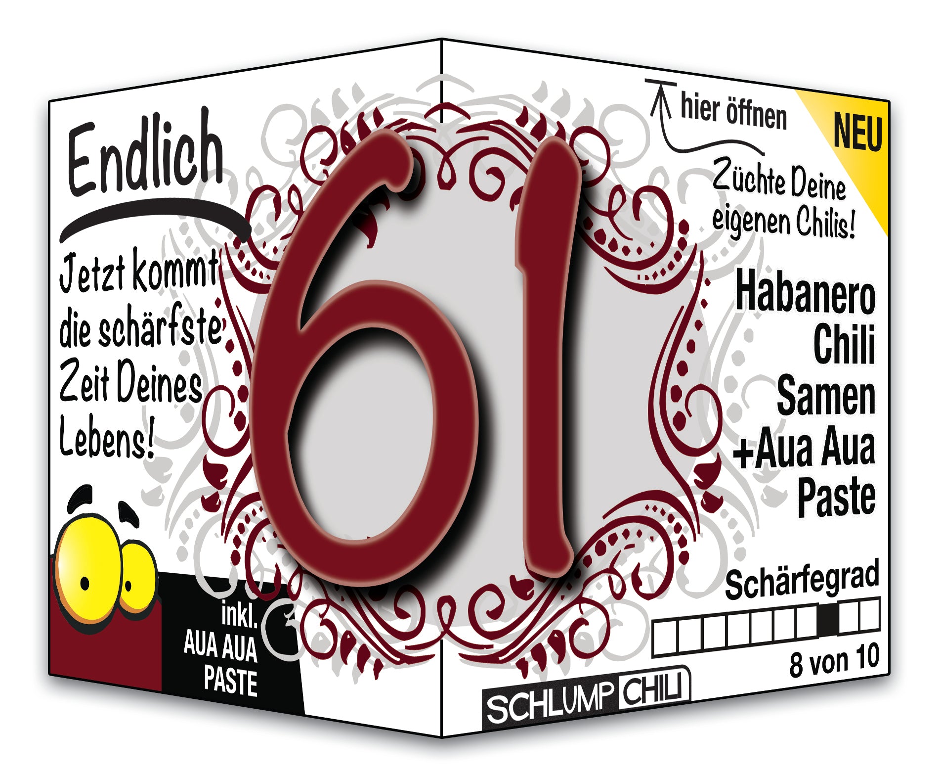 Witziges Präsent zum 61. Geburtstag