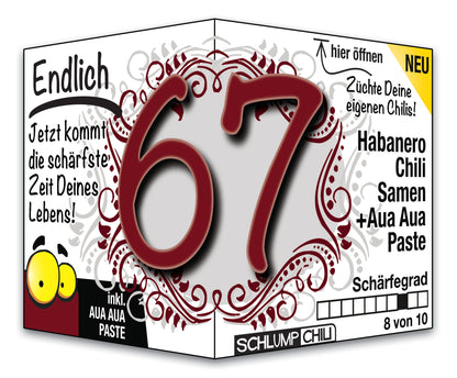 Witziges Präsent zum 67. Geburtstag