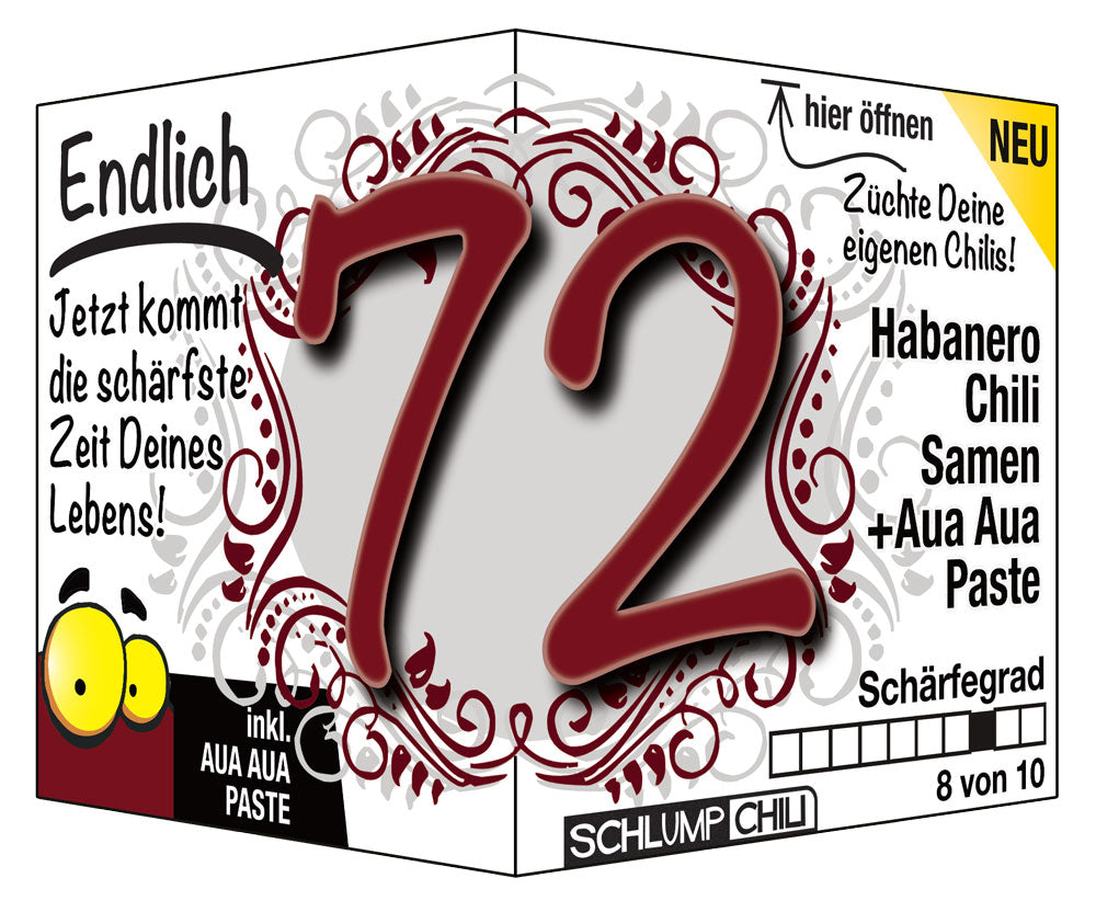 Witziges Präsent zum 72. Geburtstag