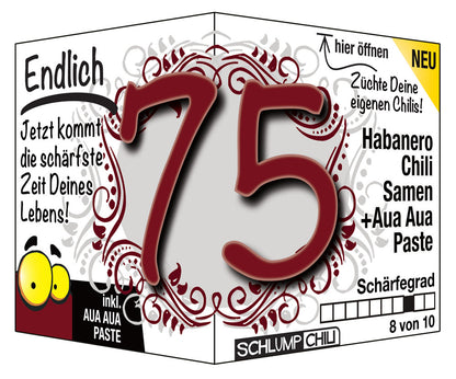 Witziges Präsent zum 75. Geburtstag