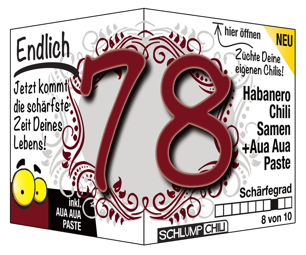 Witziges Präsent zum 78. Geburtstag