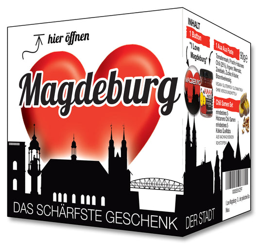 Witziges Magdeburg Souvenir Geschenk