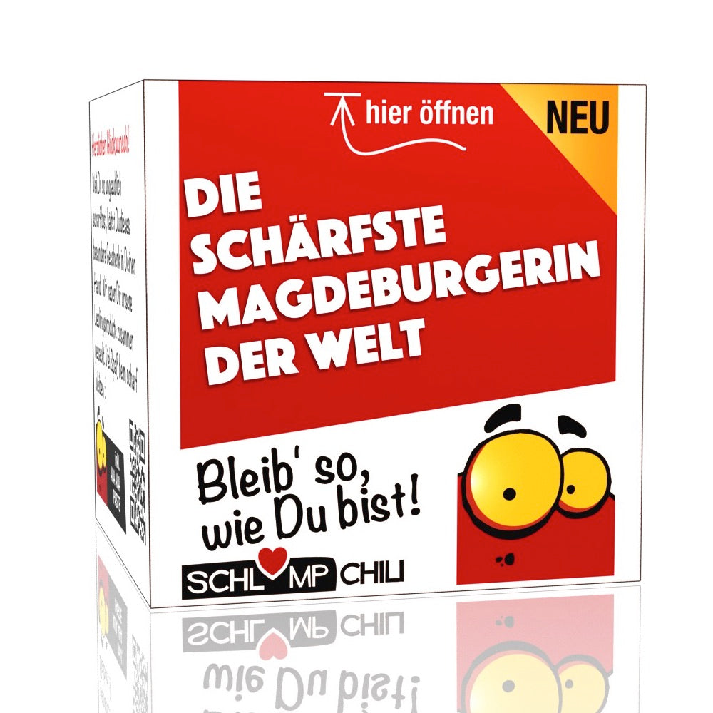 Lustiges Sachsen-Anhalt Präsent für eine Magdeburgerin