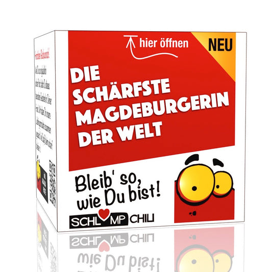 Lustiges Sachsen-Anhalt Präsent für eine Magdeburgerin