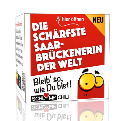 Lustiges Präsent für eine Saarbrückenerin