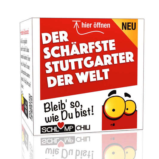 Lustiges Chili Präsent für einen Stuttgarter Herren